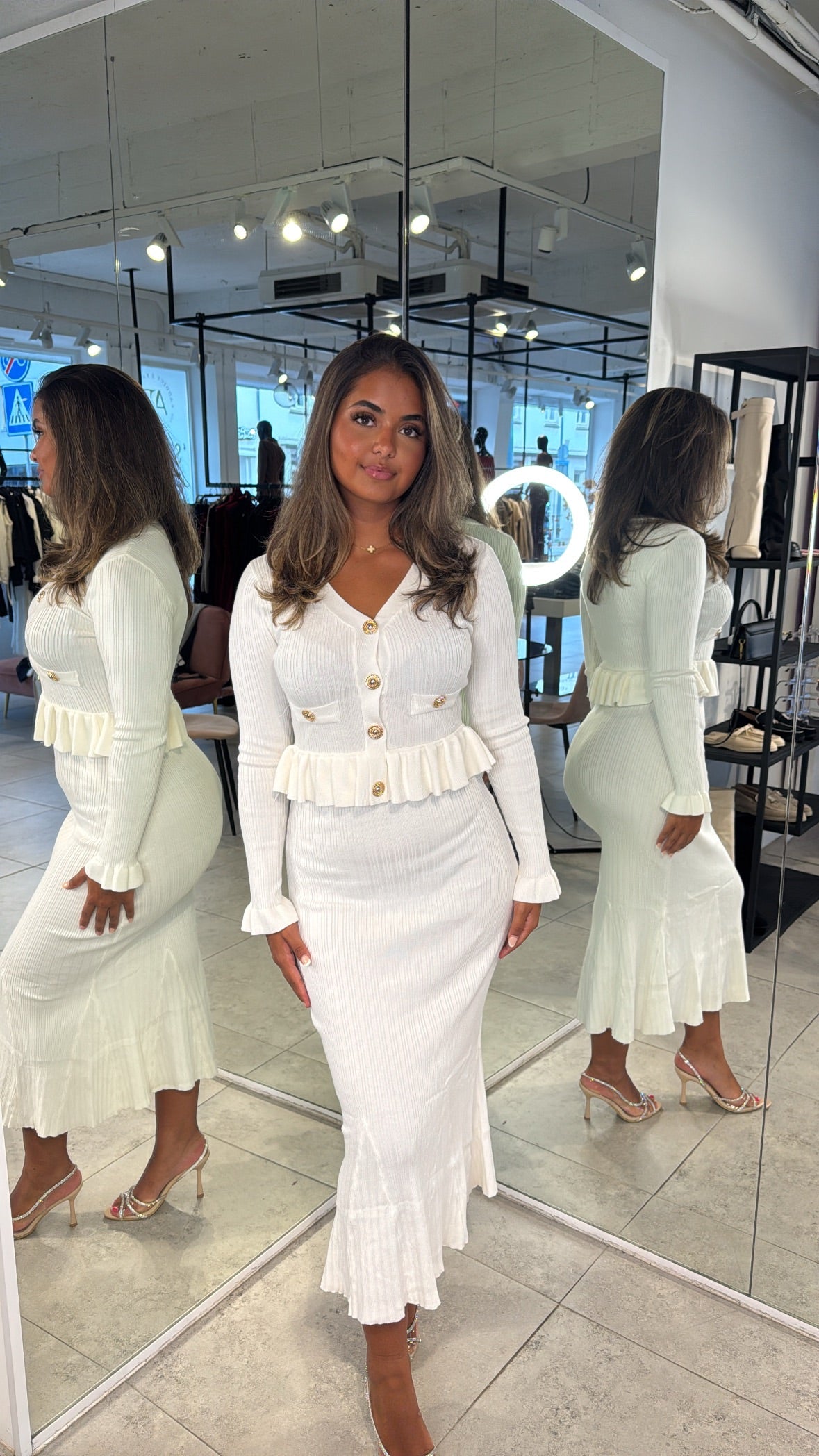 Benthe Dress - White