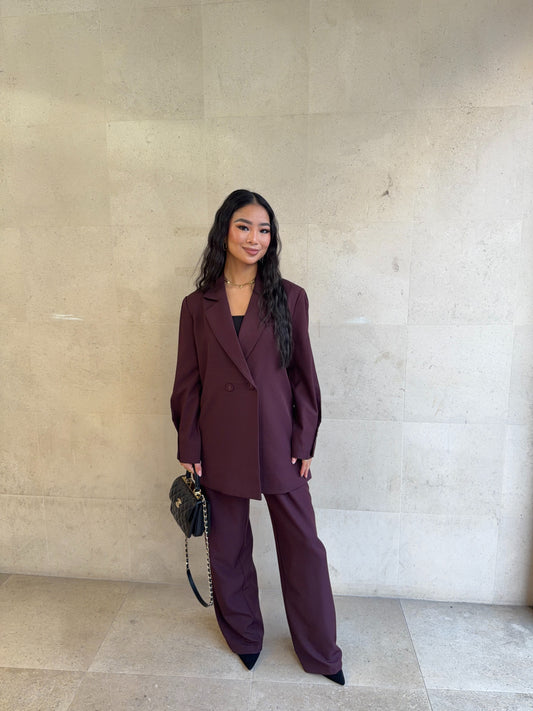 Leyla Blazer - Maroon