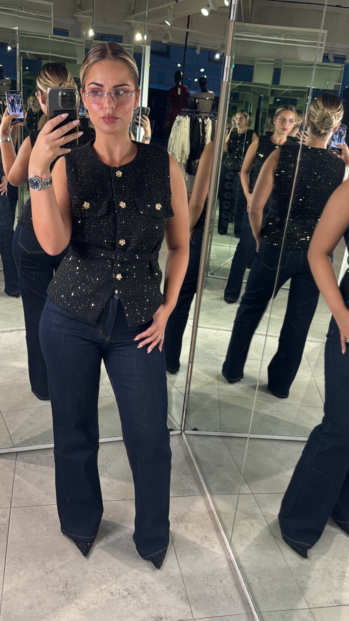 Zoe Gilet - Black