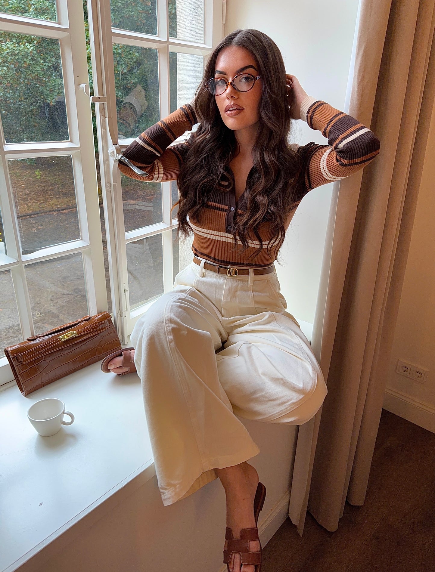 Lois Top - Brown