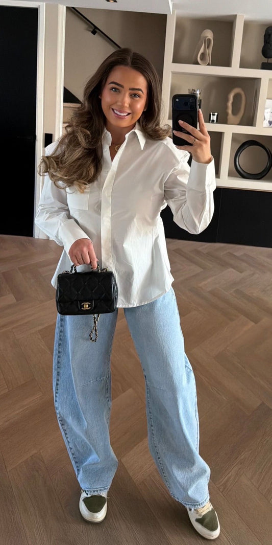 Barrel Jeans - Queen Hearts