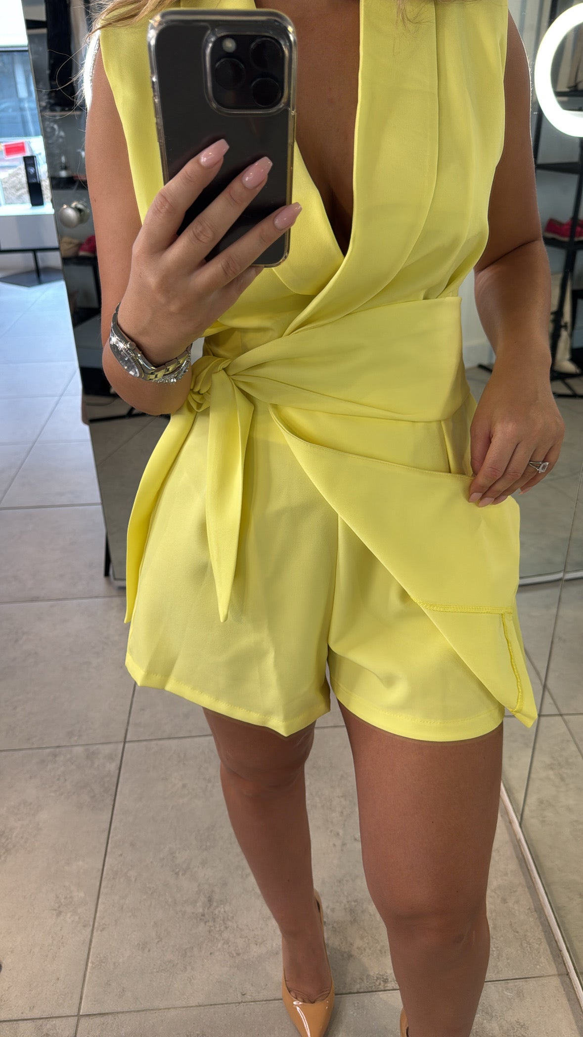 Lina Playsuit - Yellow