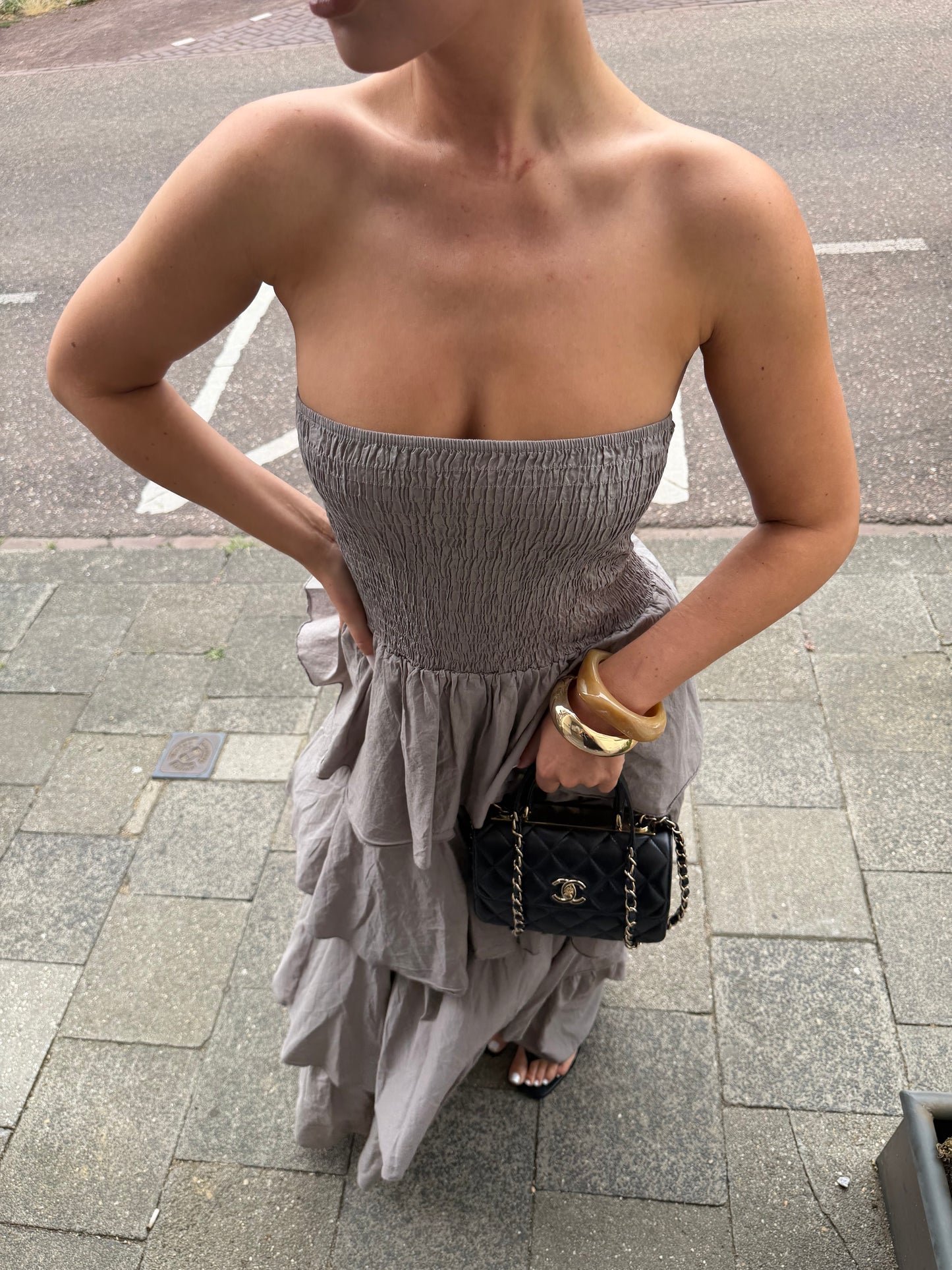 Alina Dress - Grey