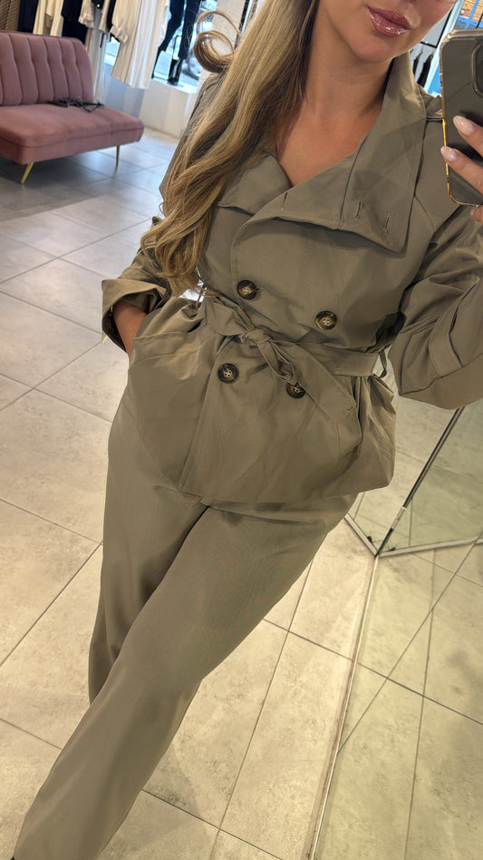 Trenchcoat Short - Taupe