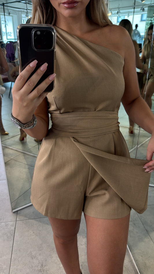 Bibi Playsuit - Camel