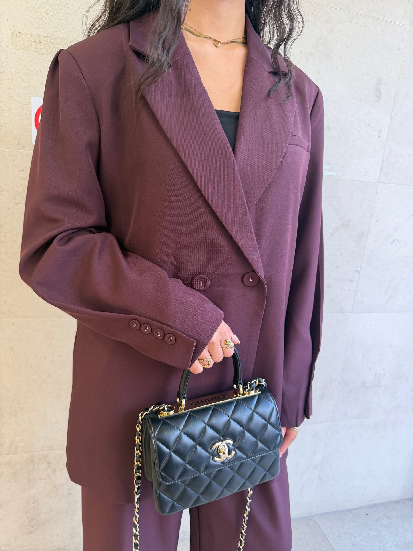 Leyla Blazer - Maroon