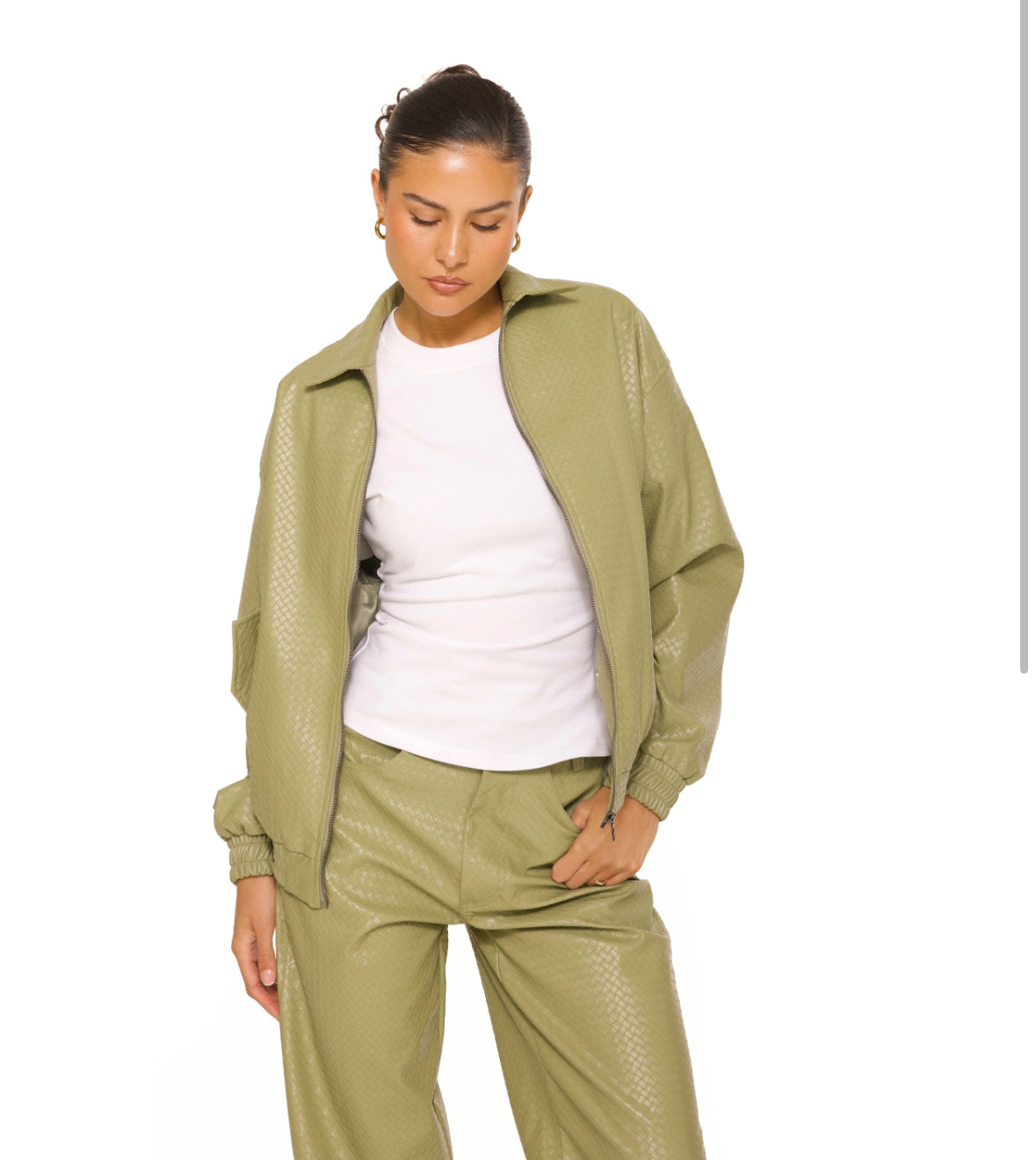 Bomberjacket woven - Khaki