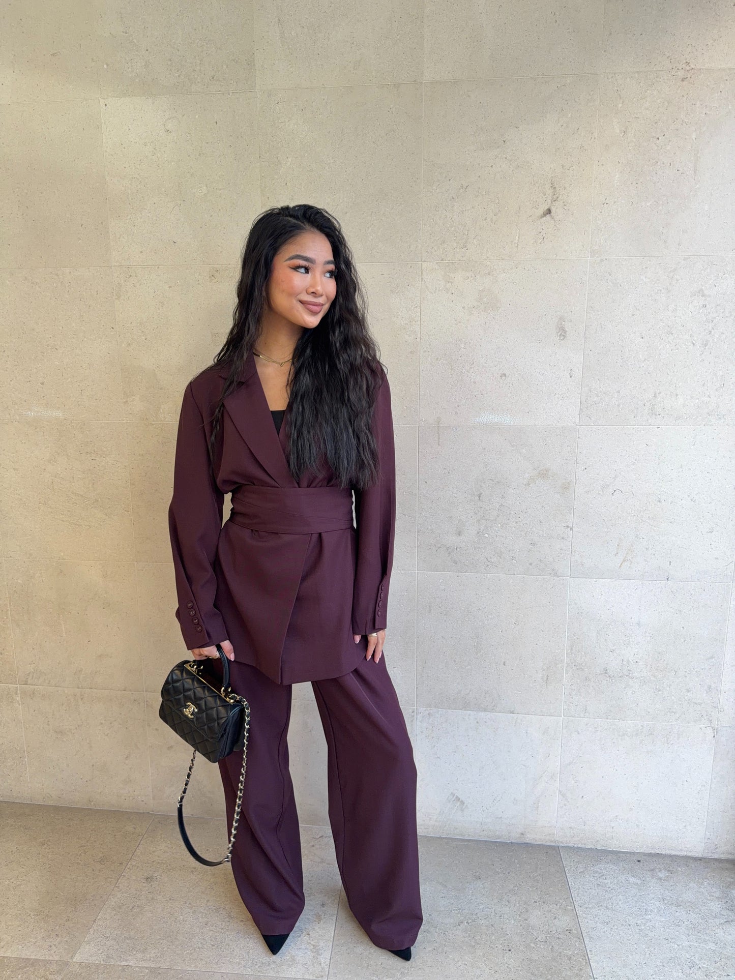 Leyla Blazer - Maroon