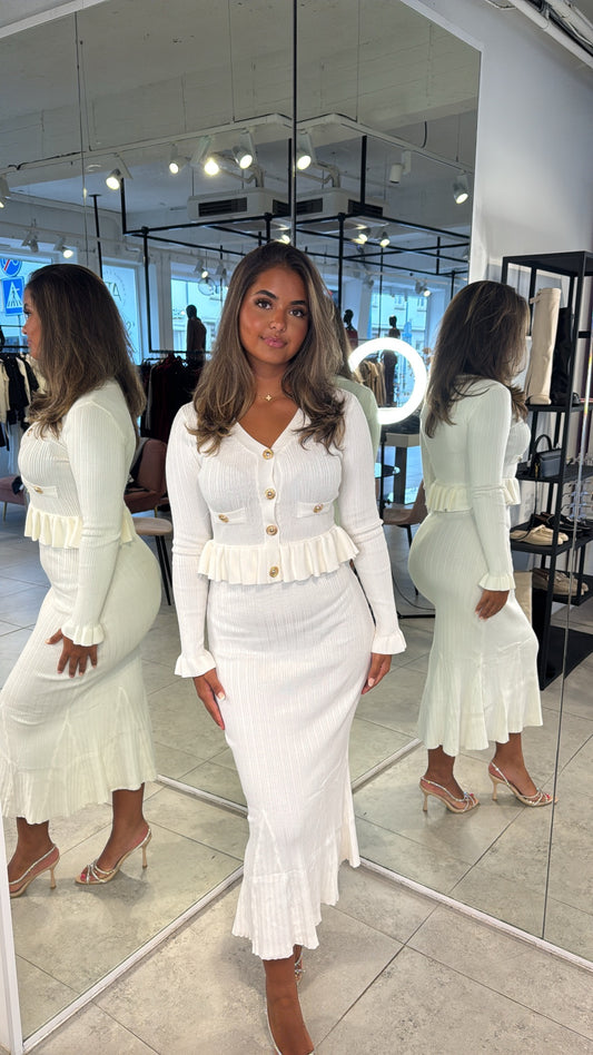 Benthe Dress - White