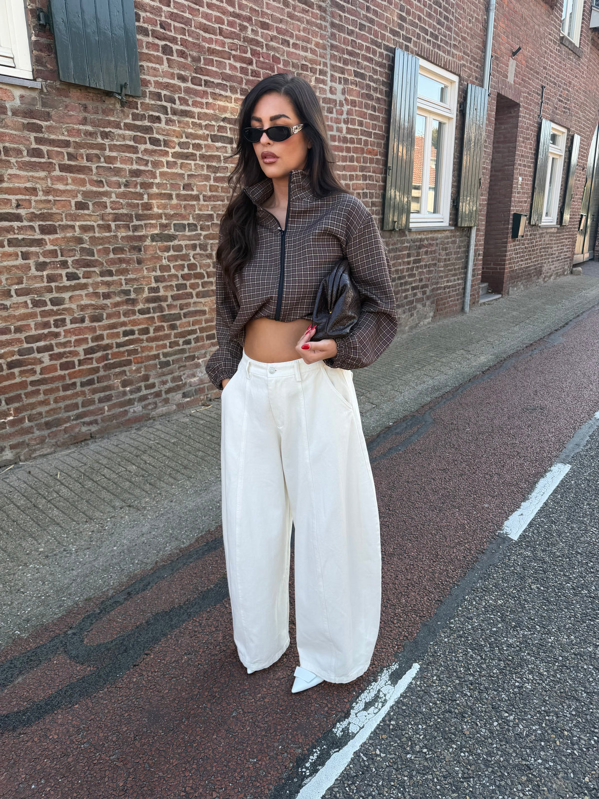 Balloon Jeans - White