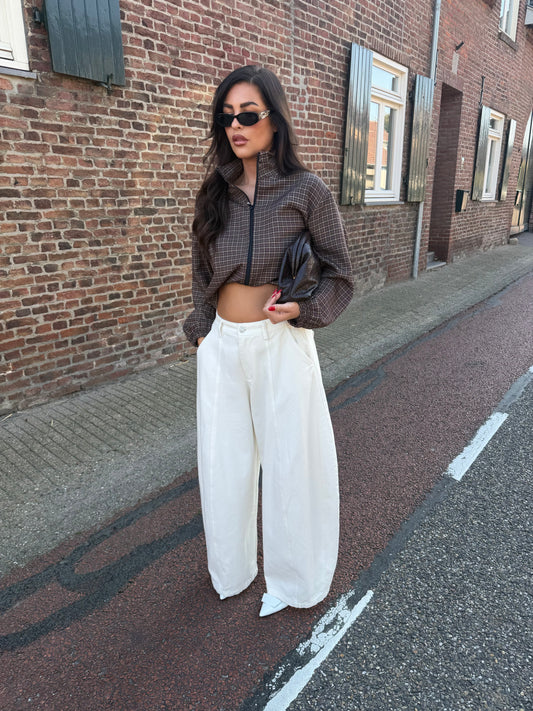 Balloon Jeans - White