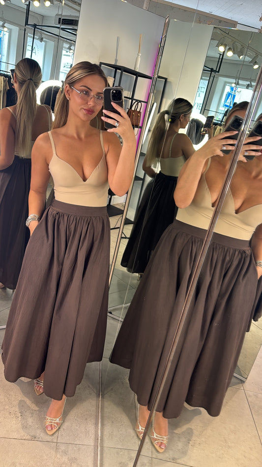 Monique Skirt - Brown