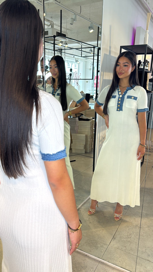 Sandra Dress - White