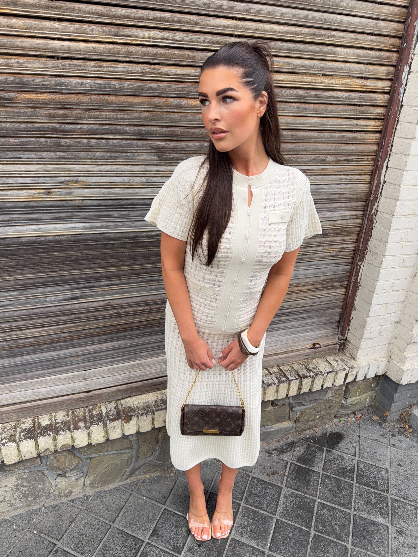 Sandra Dress - Beige