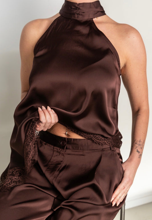 Katy Top - Brown
