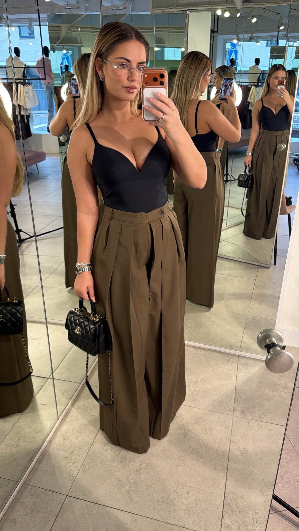 Mia Pantalon - khaki