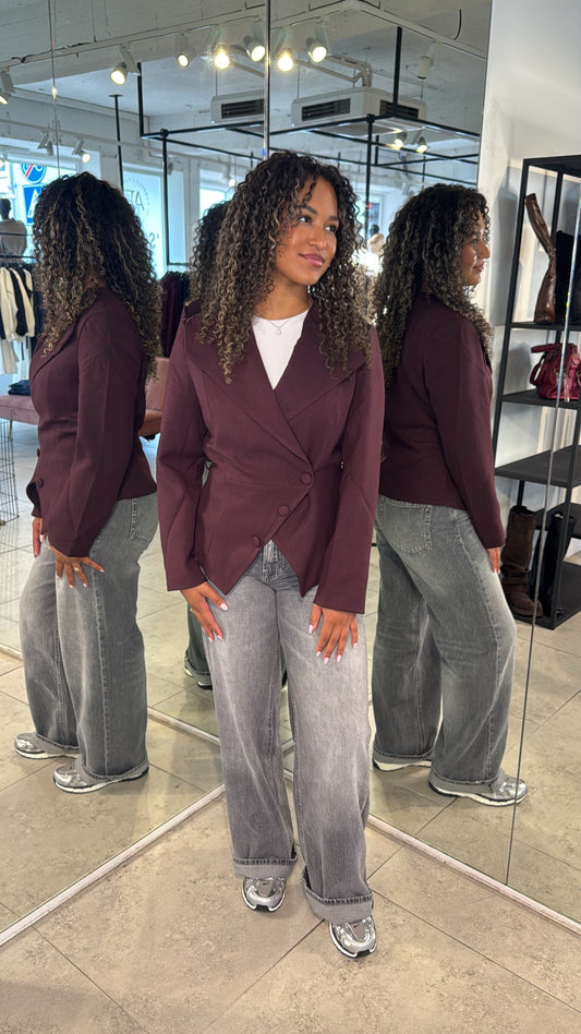 Mandy Blazer - Bordeaux
