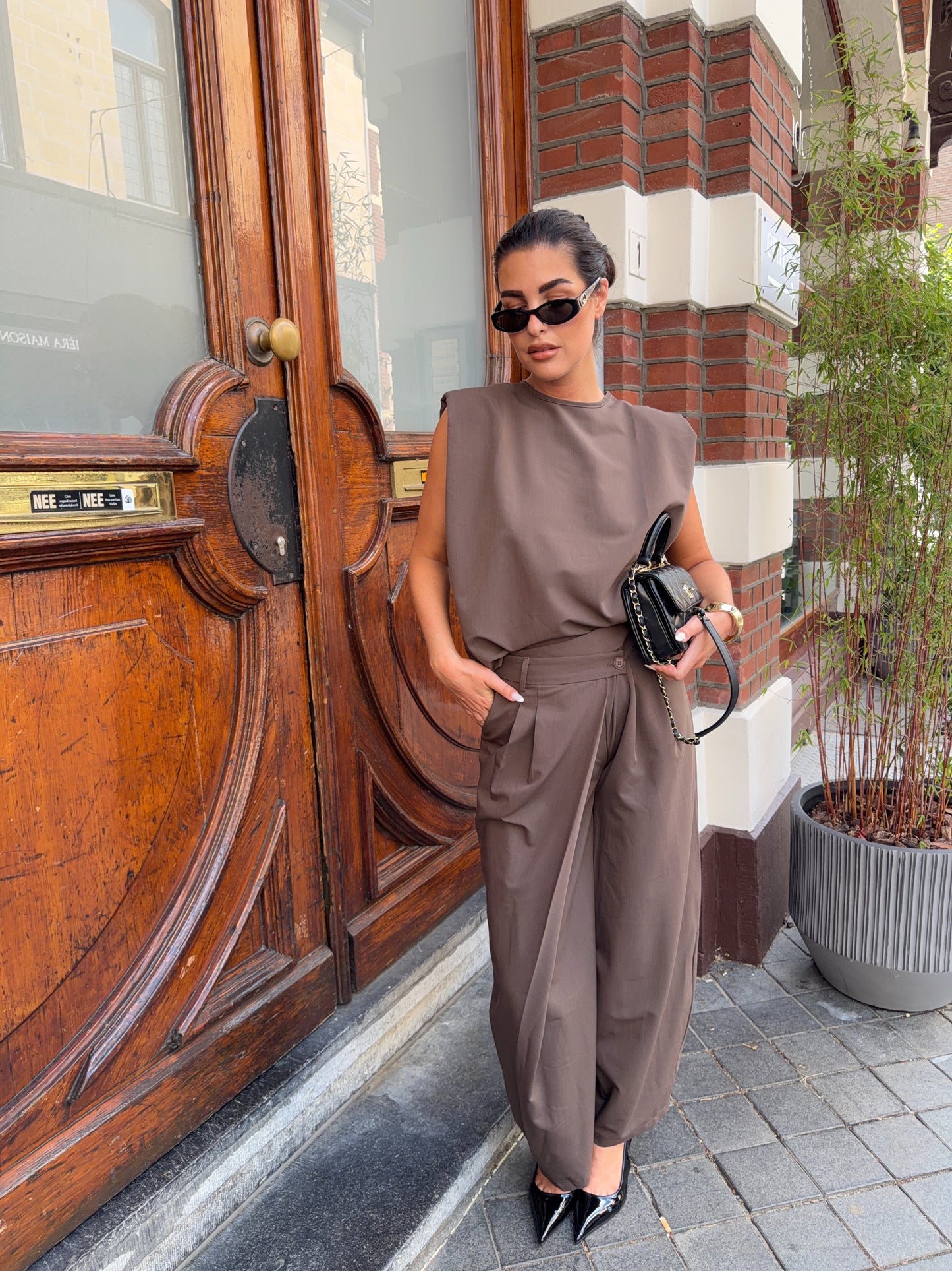 Livia Pants - Brown