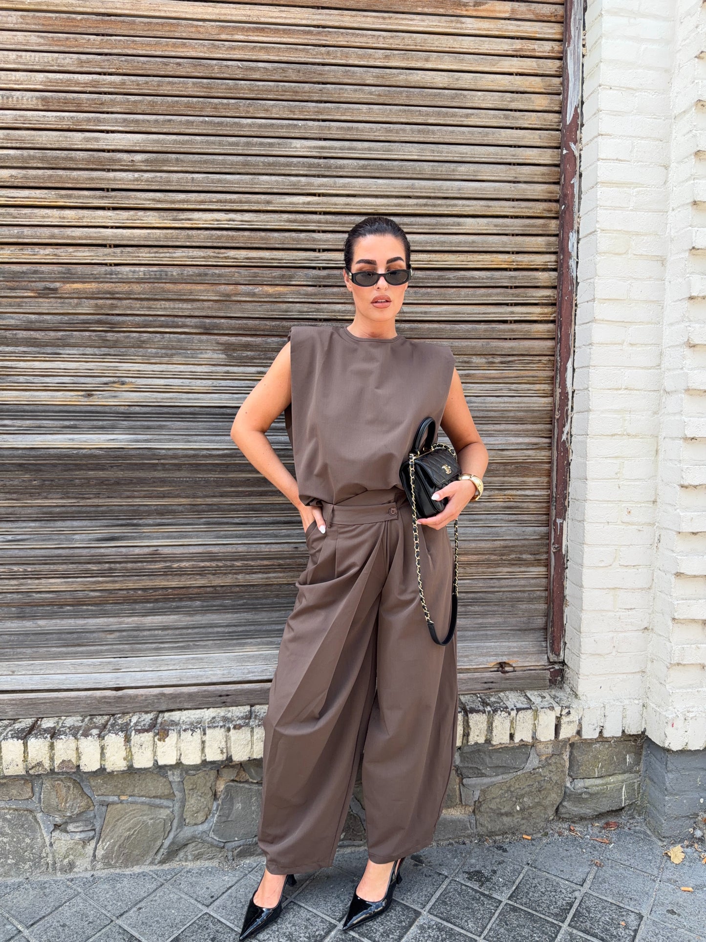 Livia Top - Brown