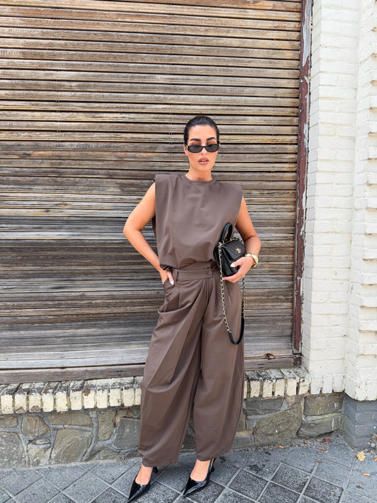 Livia Top - Brown