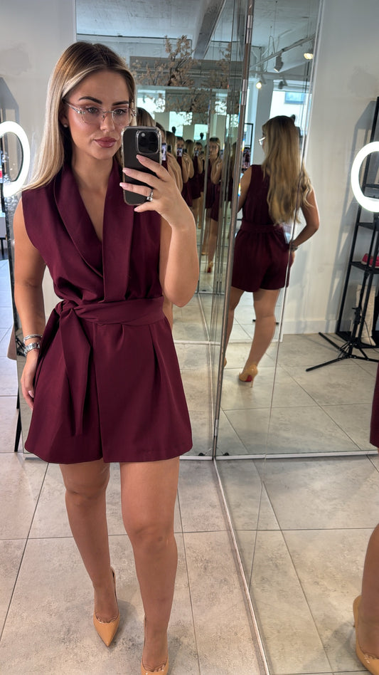 Lina Playsuit - Bordeaux