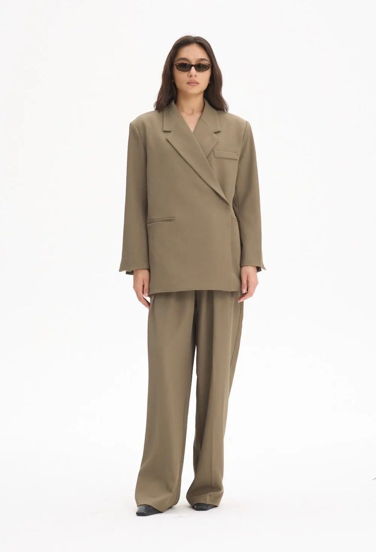 Gaby Pants Set - Khaki