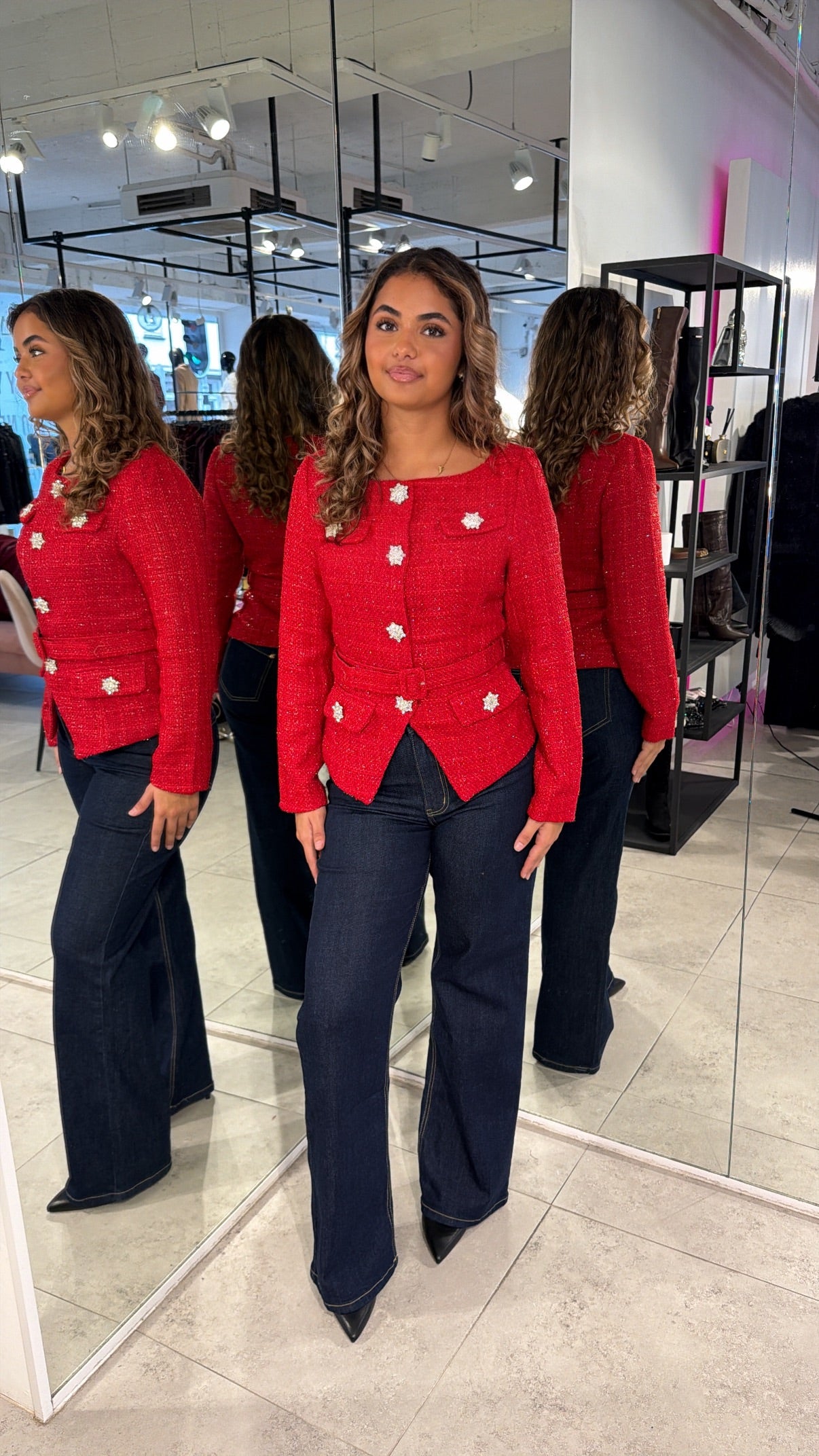 Nola Blazer - Red