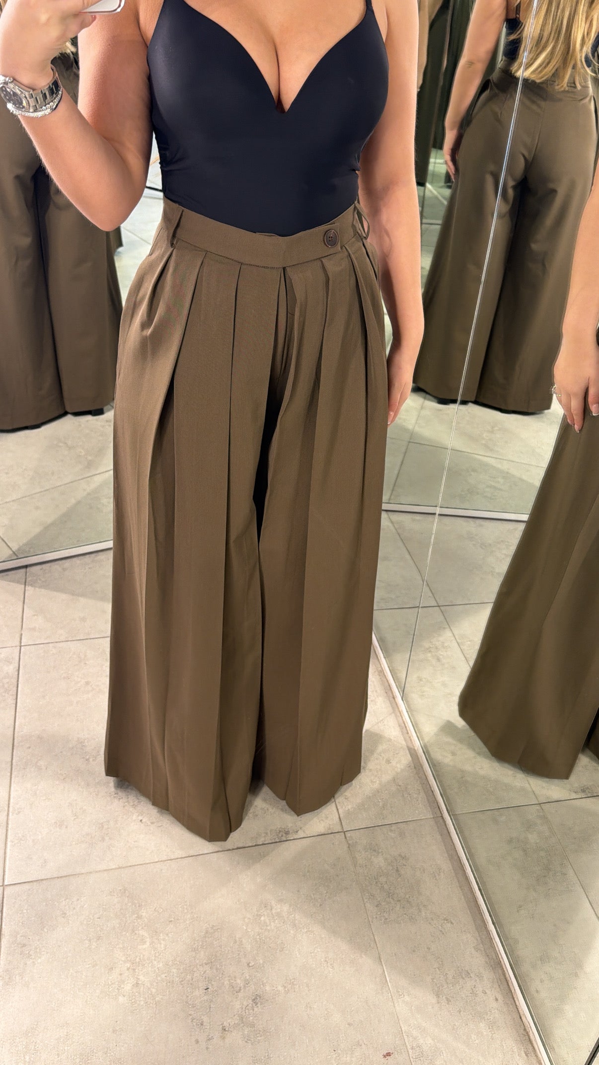 Mia Pantalon - khaki