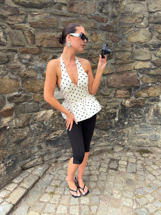 Polka dot top