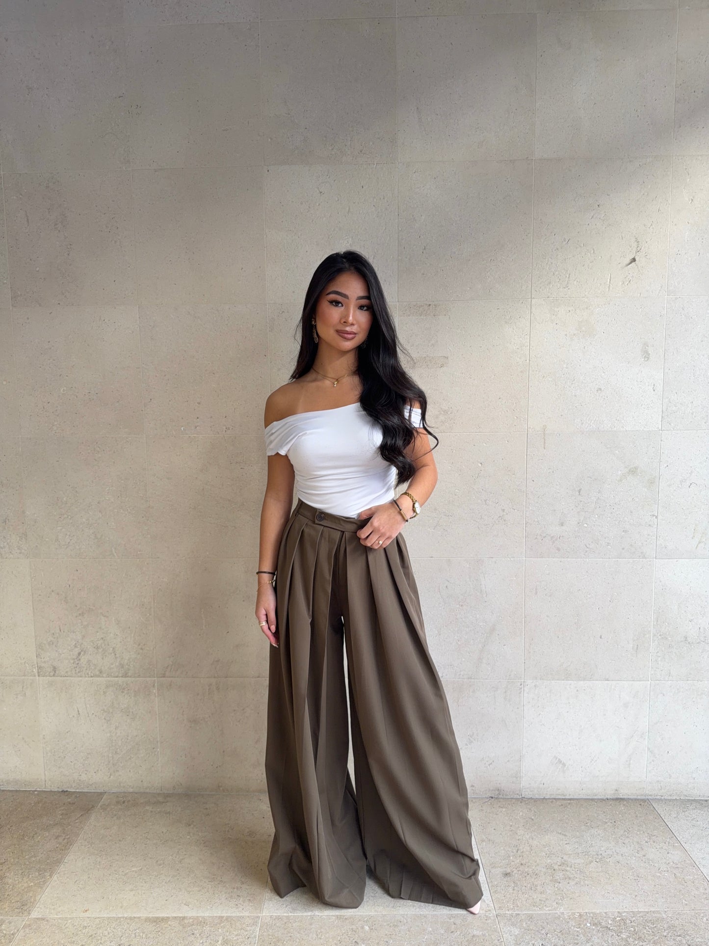 Mia Pantalon - khaki
