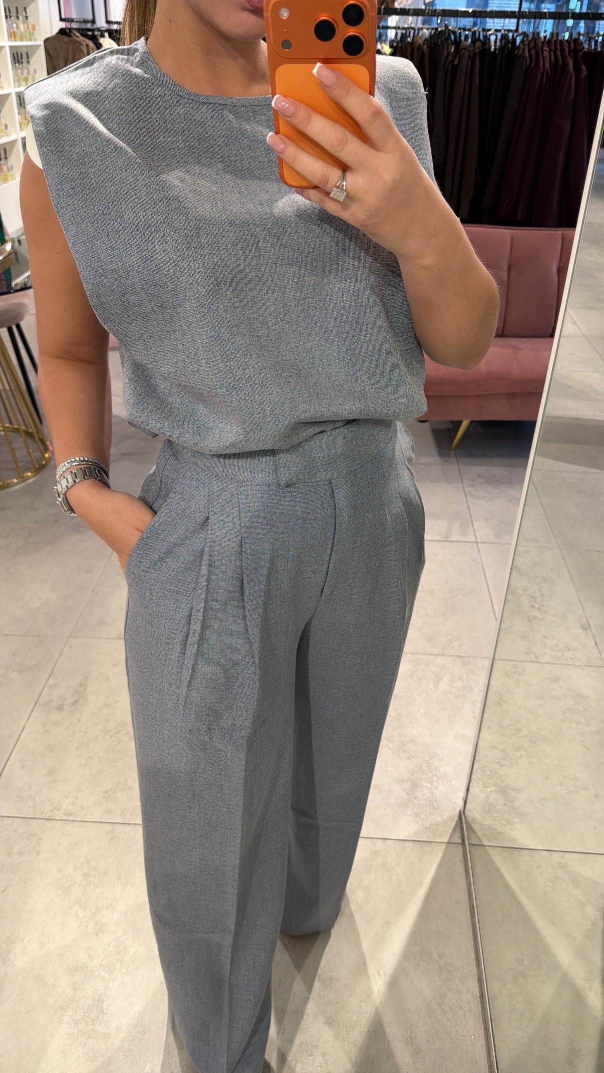 Sarah Set Blue - Top