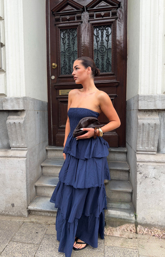 Alina Dress - Blue