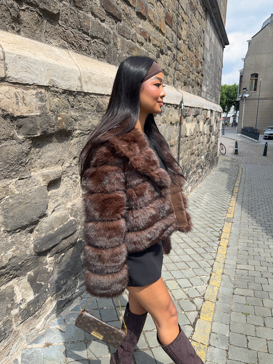 Faux Fur - Brown