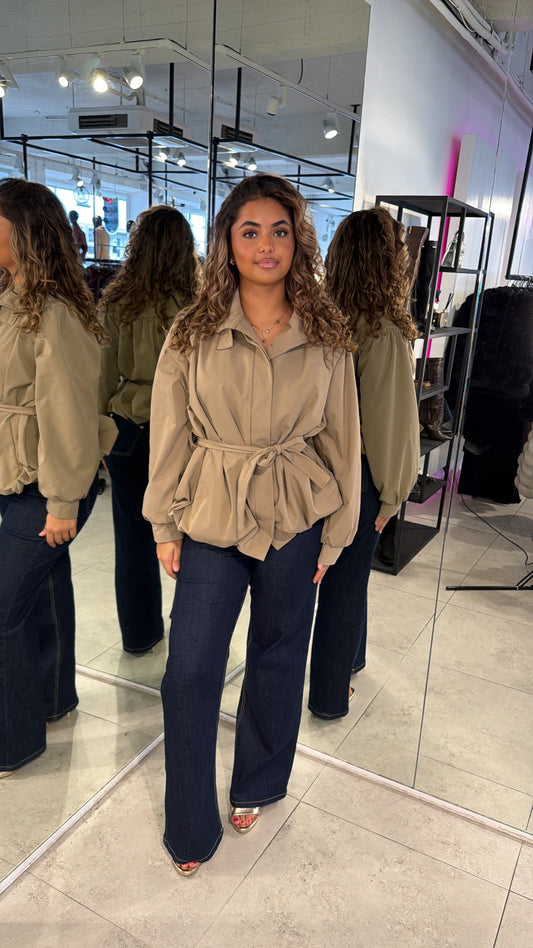 Amara Jacket - Taupe