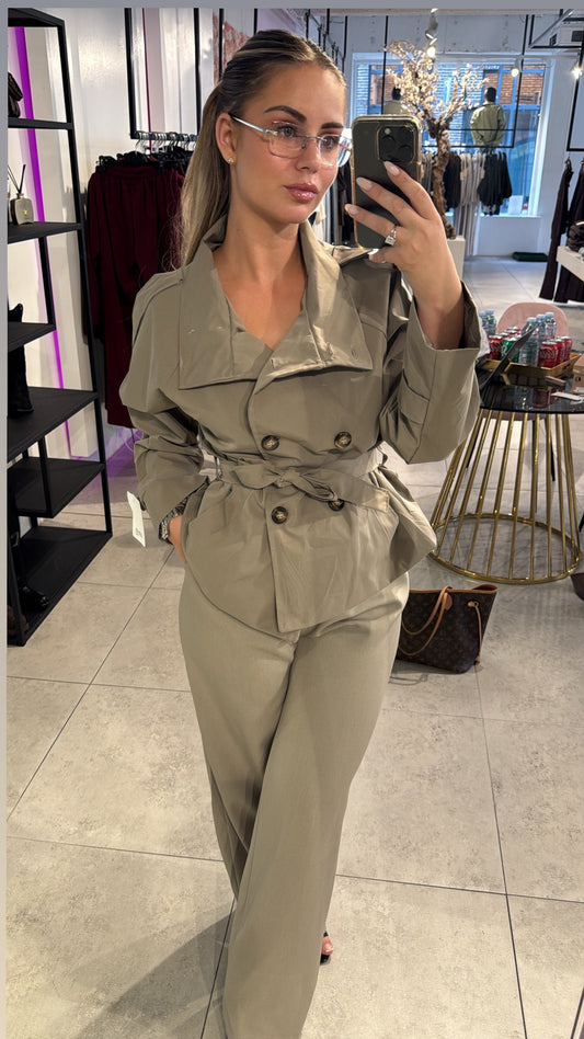 Trenchcoat Short - Taupe