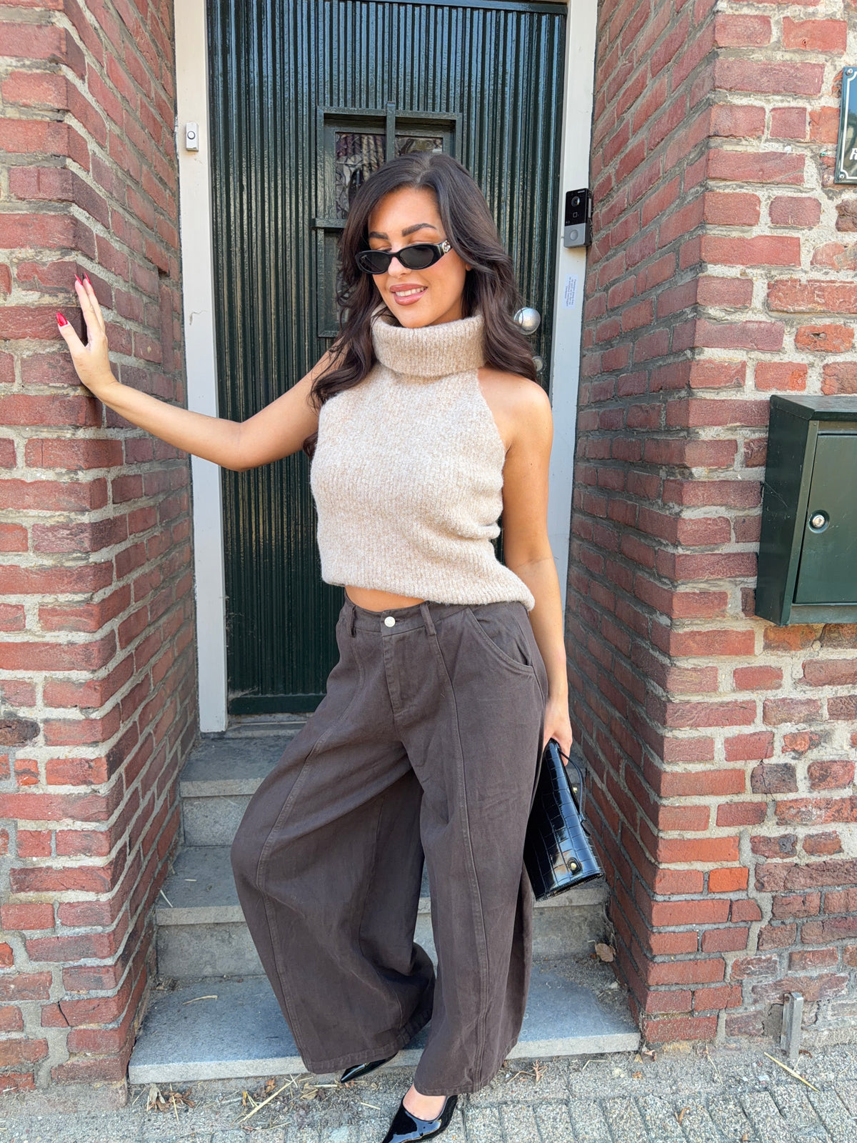 Balloon Jeans - Brown