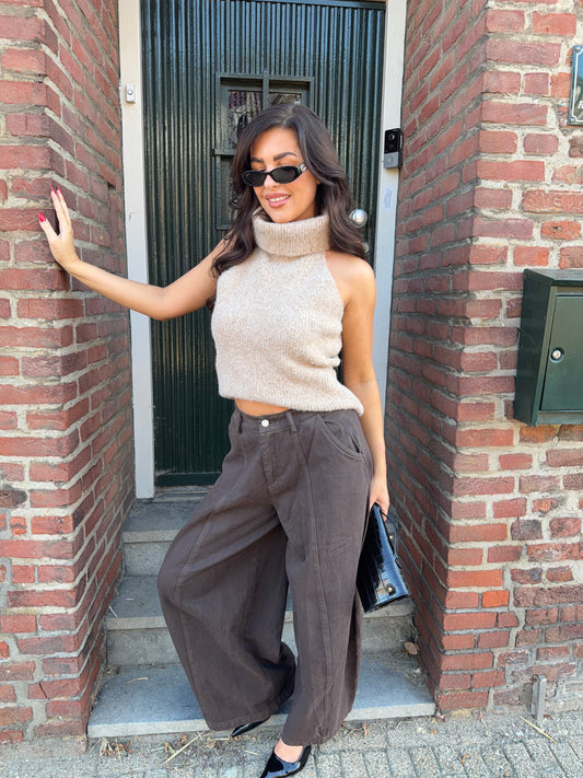 Balloon Jeans - Brown