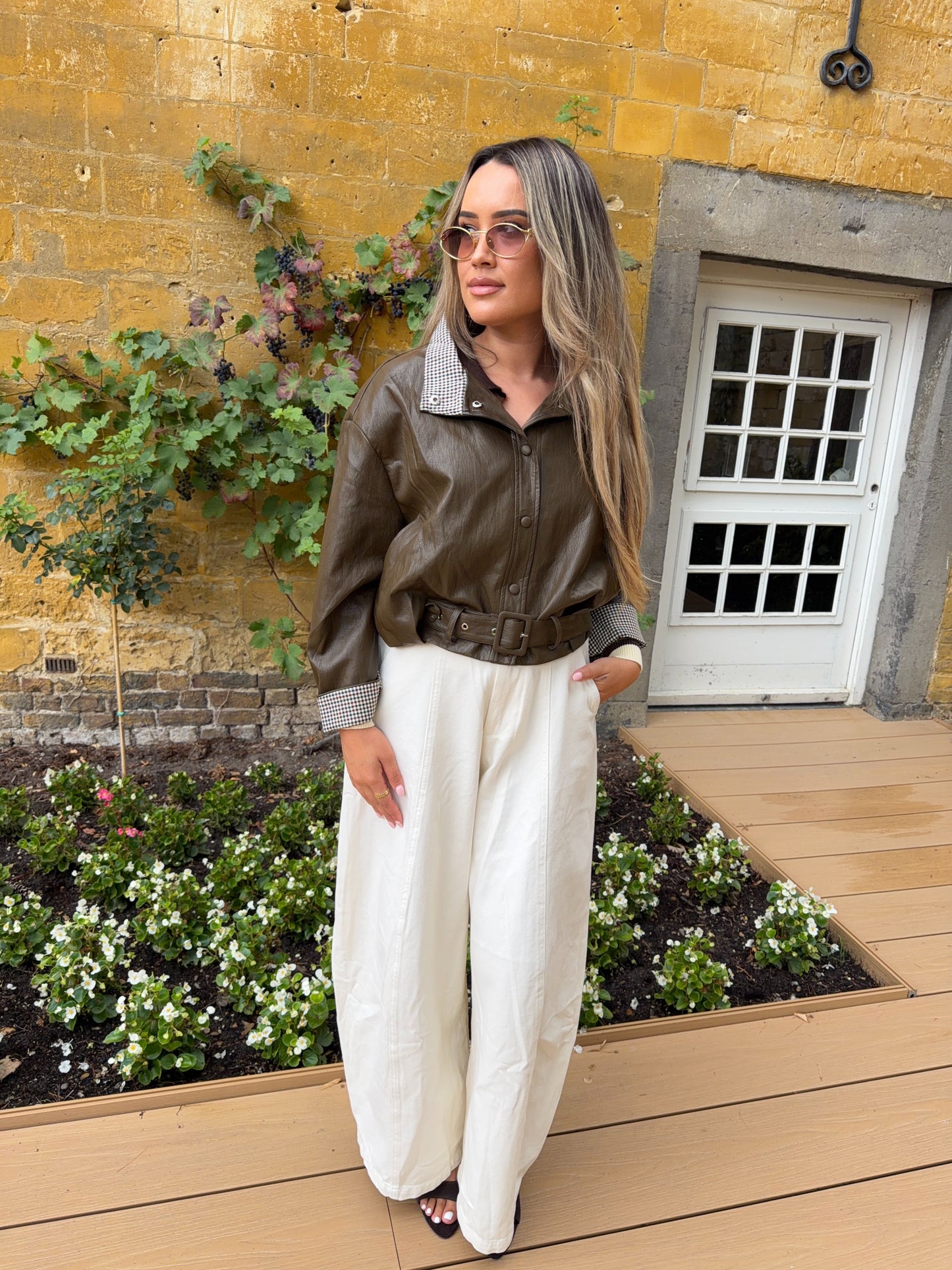 Balloon Jeans - White
