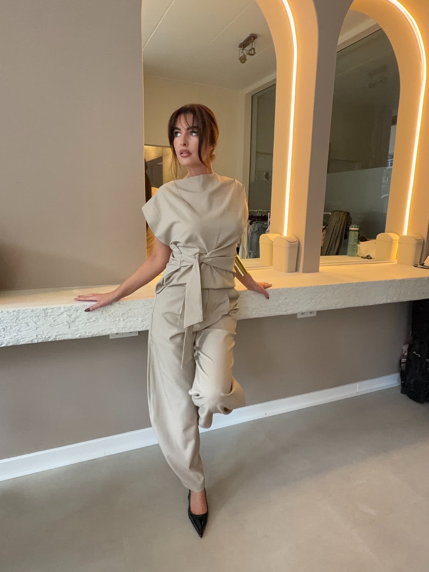 Britt Pants - Beige