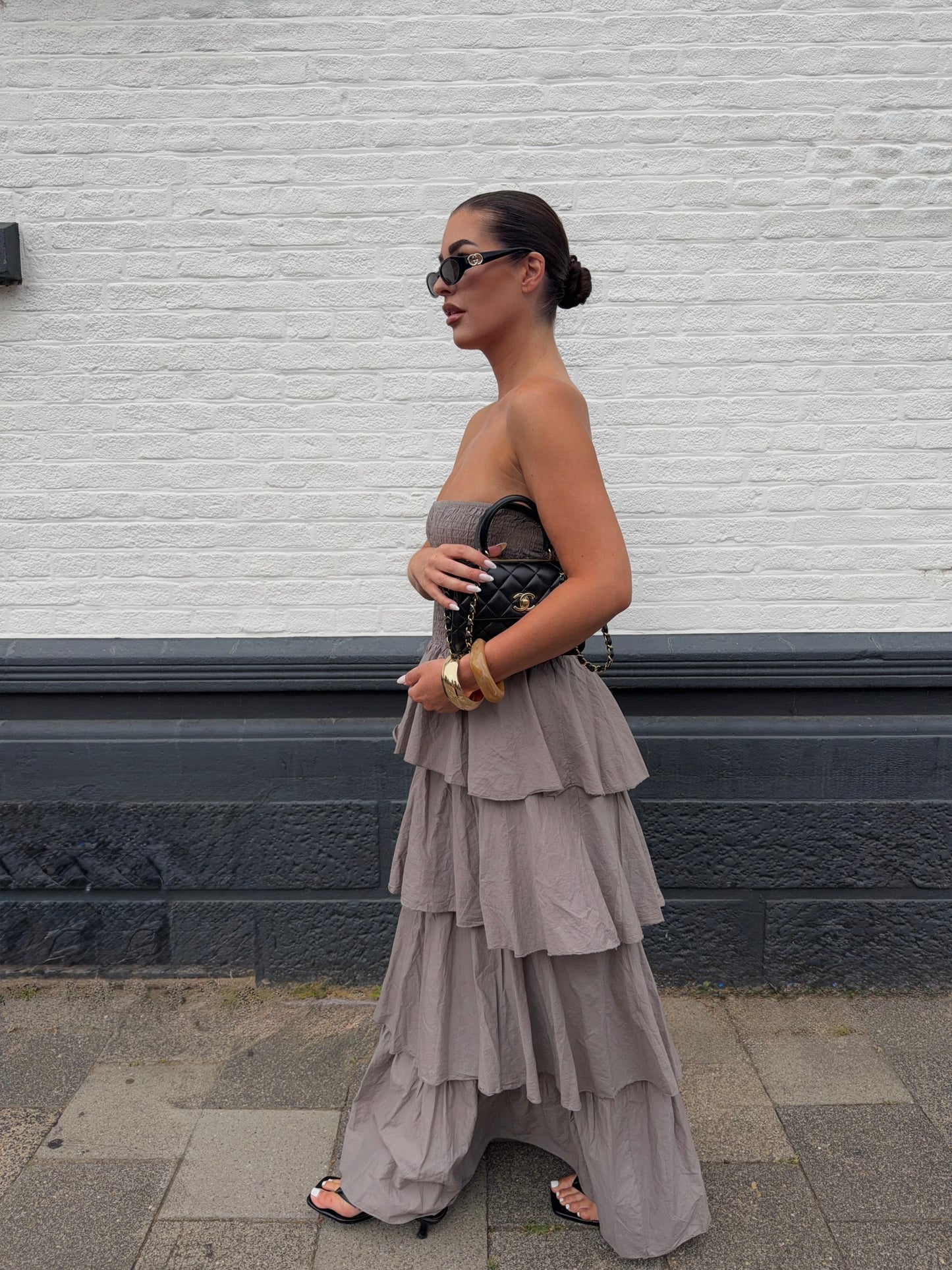 Alina Dress - Grey