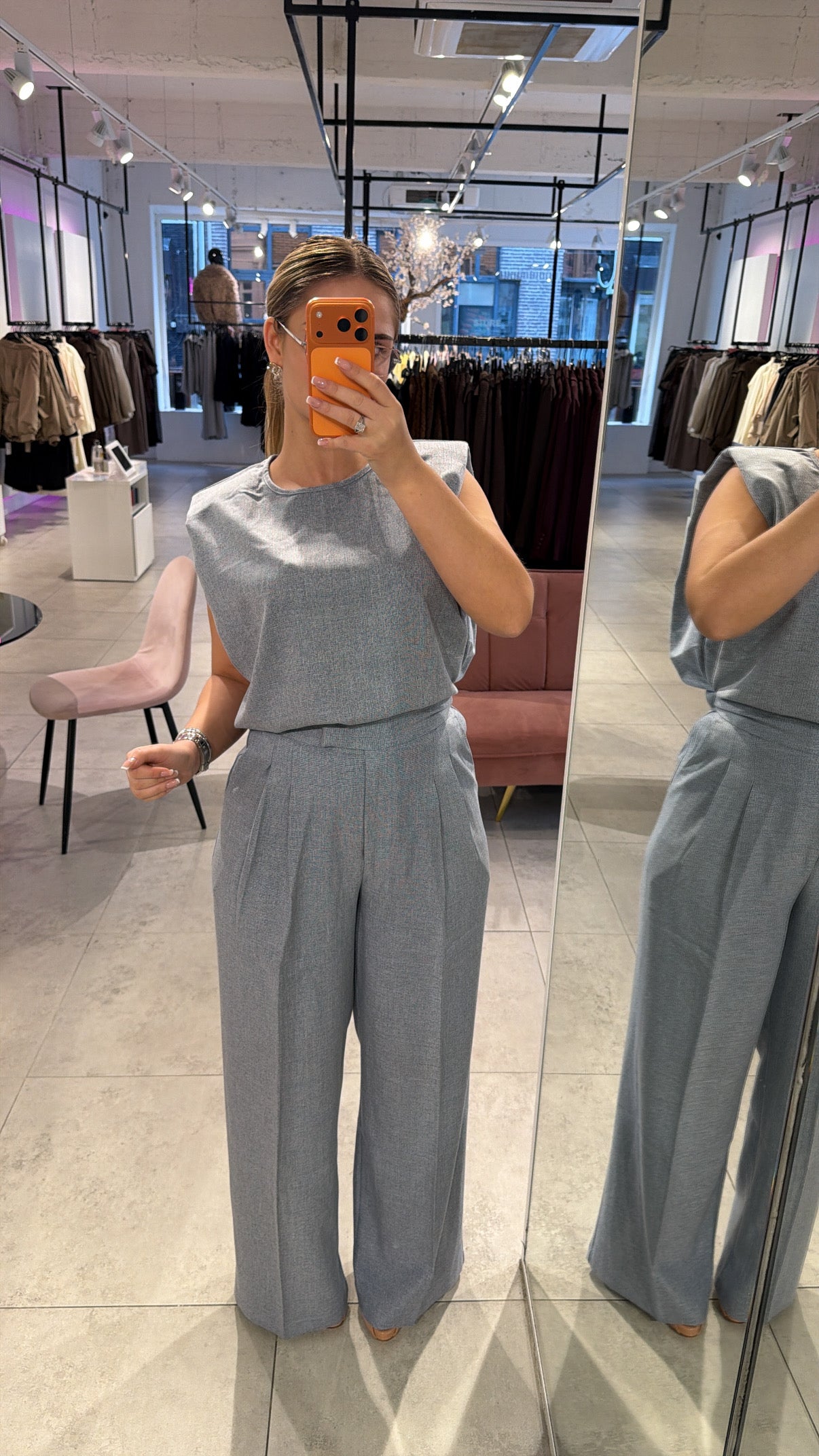 Sarah Set Blue - Top