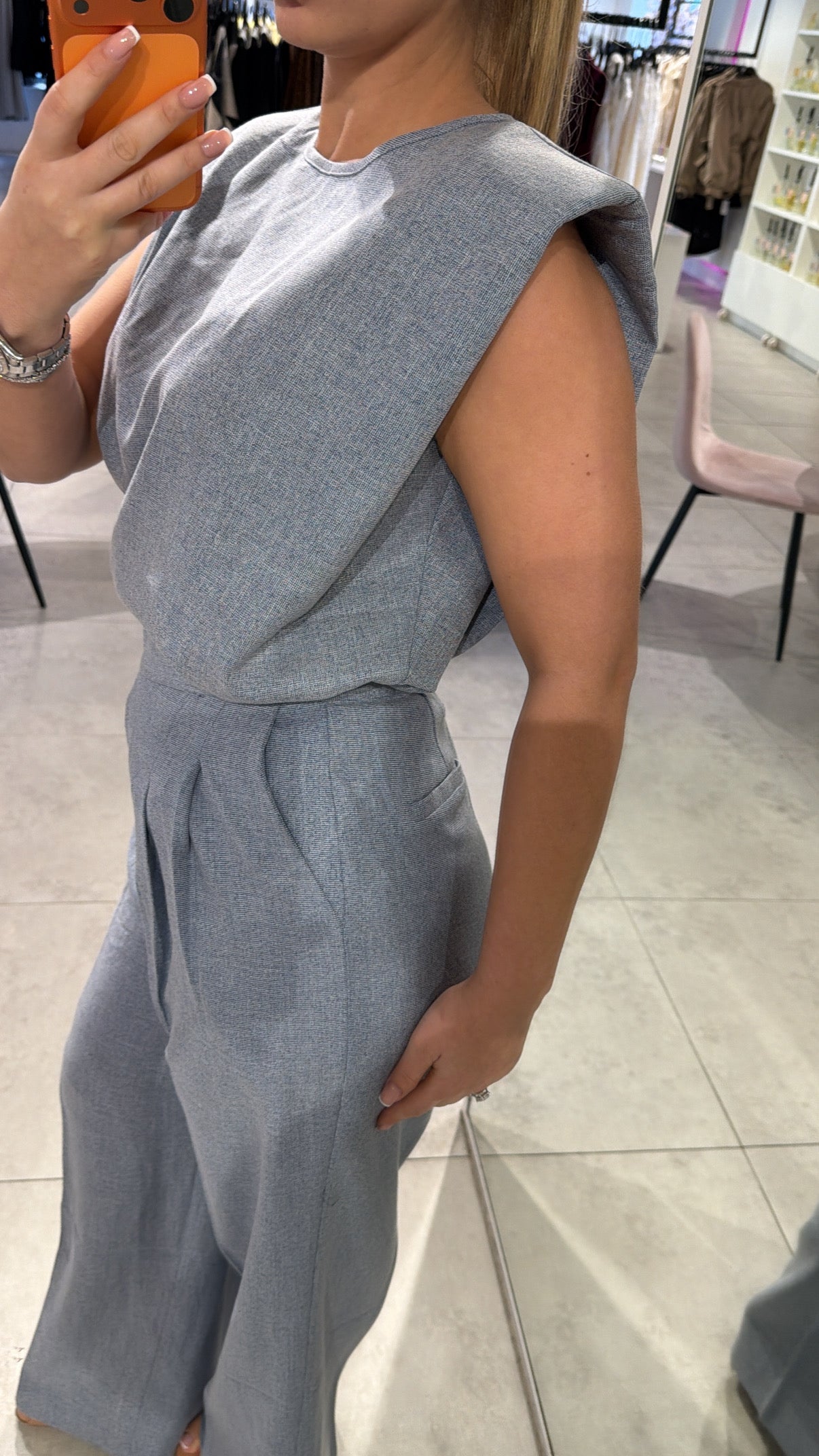 Sarah Set Blue - Top