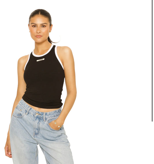 LA SISTERS - SINGLET BLACK